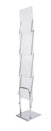 Stojak dwustronny na broszury 4xA4