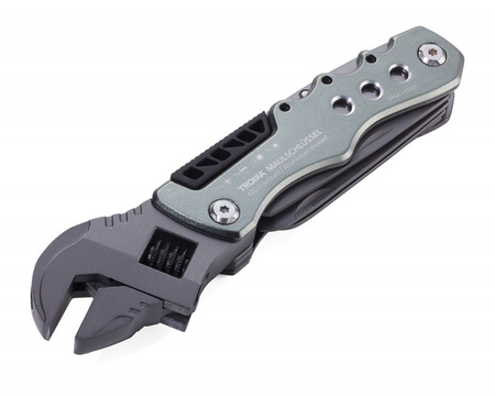 Narzędzie wielofunkcyjne TROIKA Maulschlussel, 12 funkcji, szary