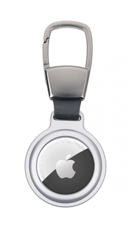 Brelok TROIKA AirTag Holder, etui na AirTag, srebrny