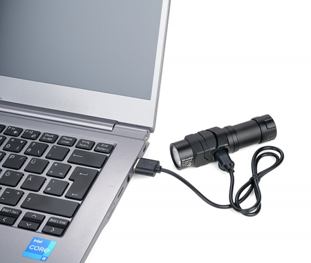 Latarka TROIKA Eco Knicklicht Micro, 5 trybów, czarna