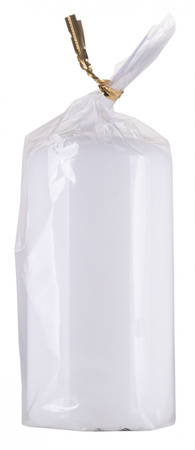 Świeca słupek DONAU HOME Standard Gloss, 50x100mm, biały