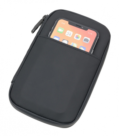 Etui podróżne TROIKA Black Tech Traveller, czarne