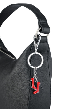 Brelok TROIKA Pumps, karabińczyk, 2 charmsy, emaliowany metal