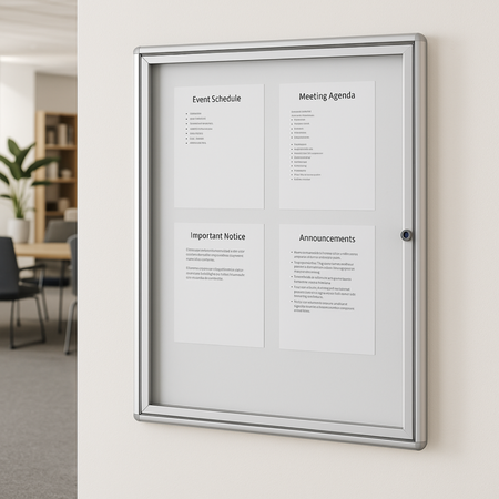 Gablota Ogłoszeniowa Informacyjna, wewnętrzna WA1 - 6xA4