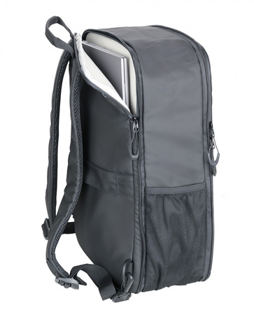 Plecak na laptopa TROIKA Black Expandable, 16", czarny