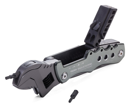 Narzędzie wielofunkcyjne TROIKA Maulschlussel, 12 funkcji, szary