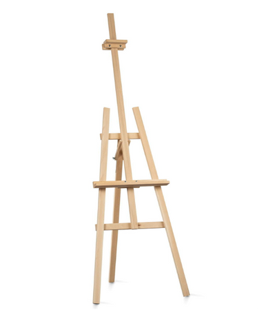 Sztaluga Drewniana + Tablica Magnetyczna w Ramie Aluminiowej 90x60