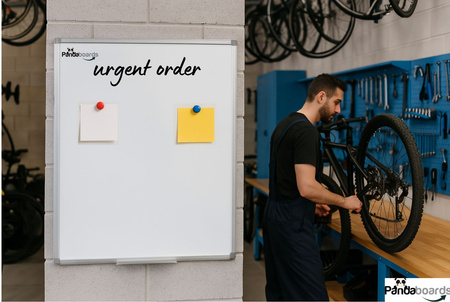 Tablica Magnetyczna Biała Suchościeralna 100x100 / 100x100 cm  w Ramie Aluminiowej WA1