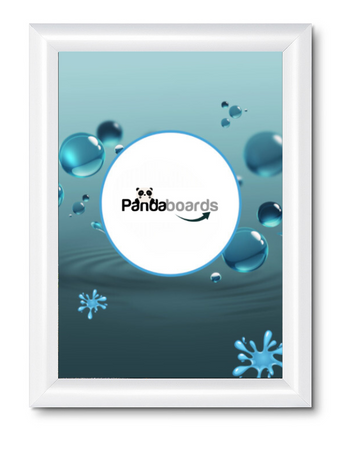 Rama Plakatowa Zatrzaskowa OWZ 25 mm, prosty narożnik A0