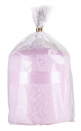 Świeca słupek DONAU HOME Milo, 70x90mm, róż perła