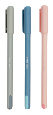 Długopis LINC Pentonic Frost, śr. kulki 0,7mm, gr. linii 0,3mm, czarny