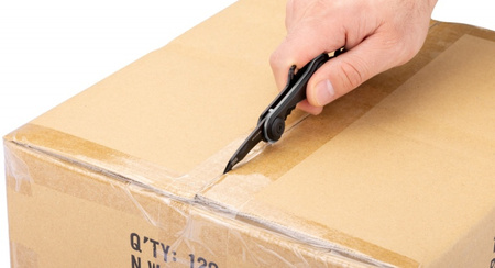 Brelok TROIKA Parcel Cut & Cart, 9 funkcji, czarno‑tytanowy