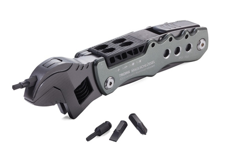 Narzędzie wielofunkcyjne TROIKA Maulschlussel, 12 funkcji, szary