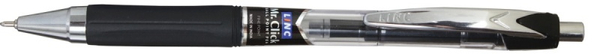 Długopis LINC Mr.Click, śr. kulki 0,7mm, gr. linii 0,3mm, czarny