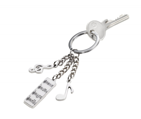 Brelok TROIKA 5 Sinfonie, 3 charmsy, metal