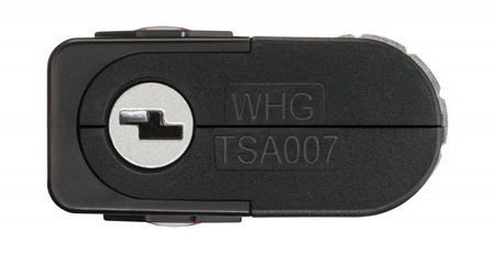 Kłódka z zamkiem szyfrowym WENGER, czarna