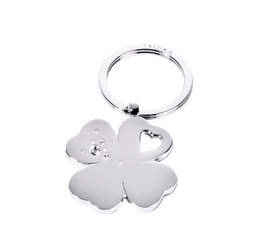 Brelok TROIKA Girls Best Friends Clover, koniczyna, metal