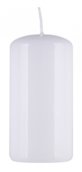 Świeca słupek DONAU HOME Standard Gloss, 50x100mm, biały