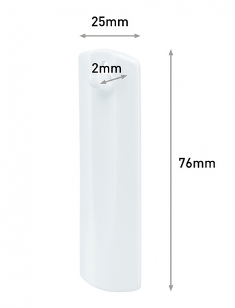 Wieszak COMMAND™ (17040), do obrazów z uchwytem, 1 haczyk + 2 paski, biały
