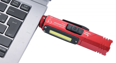 Latarka TROIKA Eco Knicklicht, czerwona