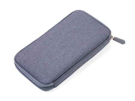 Etui na dokumenty TROIKA Safe Flight, na suwak, szare