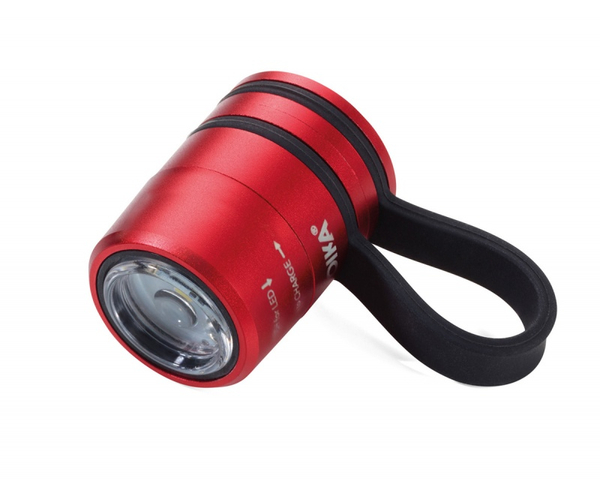 Latarka TROIKA Eco Run, z magnesem, LED, czerwona