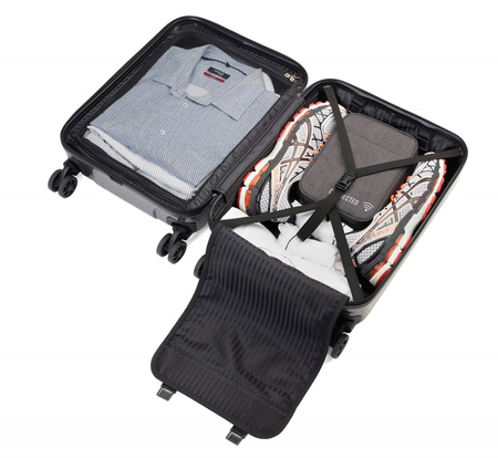 Walizka TROIKA 36 Hours Trolley, poliwęglan, szara