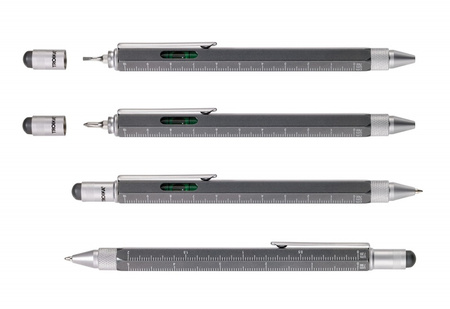 Długopis wielozadaniowy TROIKA Construction, tytan