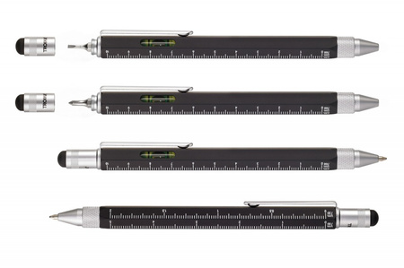 Długopis wielozadaniowy TROIKA Construction, czarny