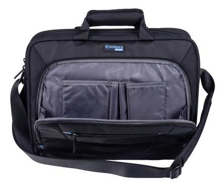 Torba na laptopa DONAU TRAVEL Zurich, 15,6", 12l, czarna