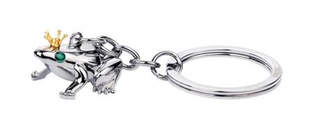 Brelok TROIKA Froschkonig, emaliowany metal