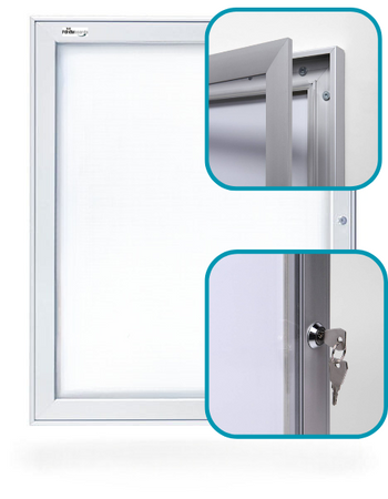 Gablota informacyjna ogłoszeniowa - zewnętrzna