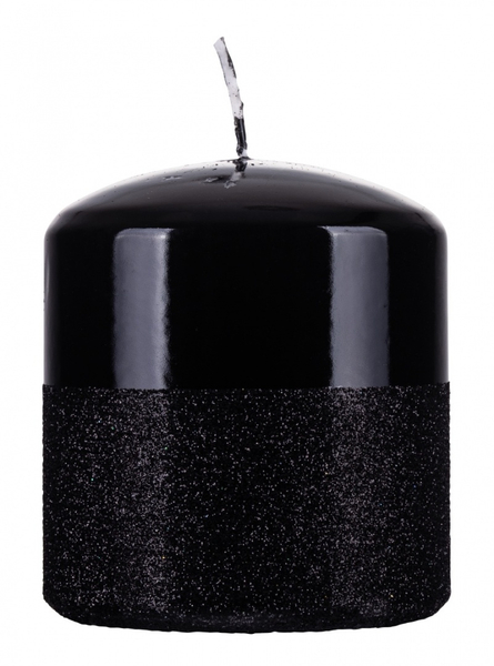 Świeca słupek DONAU HOME Onyx, 80x90mm, czarny