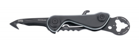 Brelok TROIKA Parcel Cut & Cart, 9 funkcji, czarno‑tytanowy