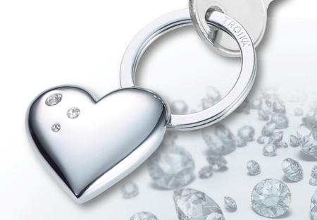 Brelok TROIKA Girls Best Friends Shiny, kryształki Swarovskiego, metal