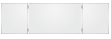 Tablica Rozkładana Tryptyk Magnetyczna Suchościeralna 180x120 /360 cm
