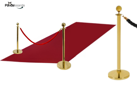 Słupek Linowy Odgradzający Złoty, GOLD