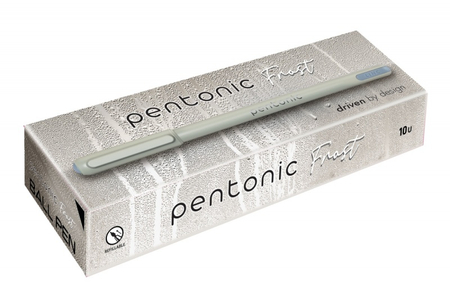 Długopis LINC Pentonic Frost, śr. kulki 0,7mm, gr. linii 0,3mm, czarny